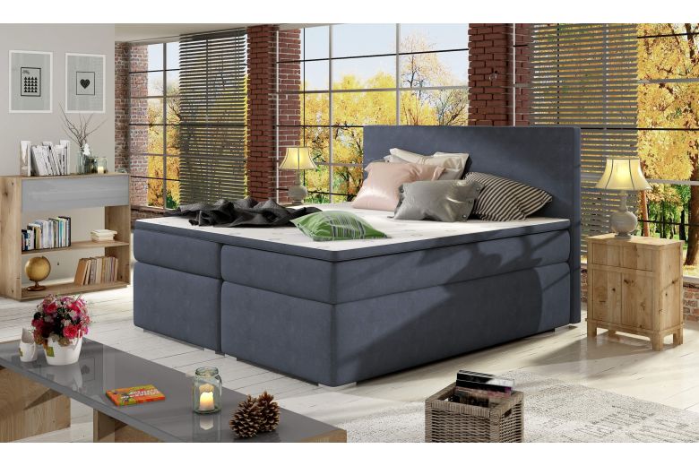 Boxspring bed - Divalo (With storage box)