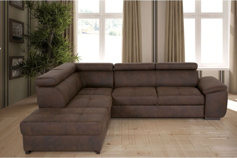 Corner sofa - Maderaansthobk (Pull-out with storage box)