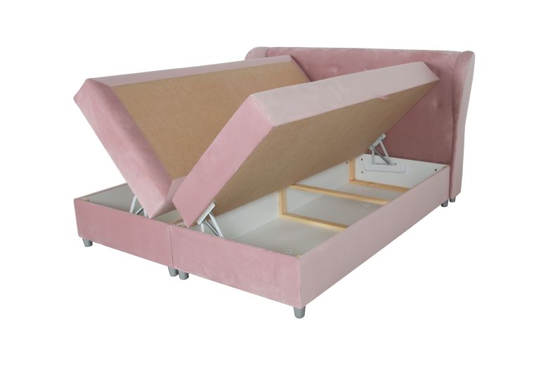 Boxspring bed 180x200 - Pasito (With storage box)