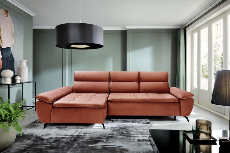 Corner sofa - Faro (Pull-out with storage box)