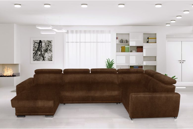 U-образный диван - Moon Maxi (Pаскладной с ящиком для белья)