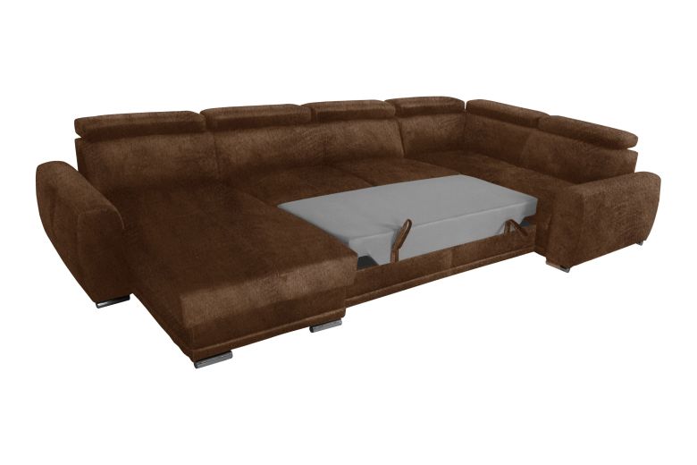 U-образный диван - Moon Maxi (Pаскладной с ящиком для белья)