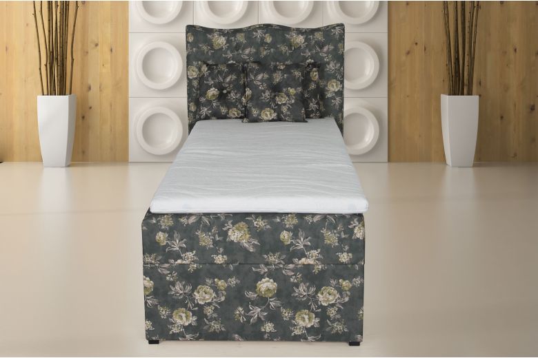 Boxspring bed 90x200 - Diamont (With storage box)