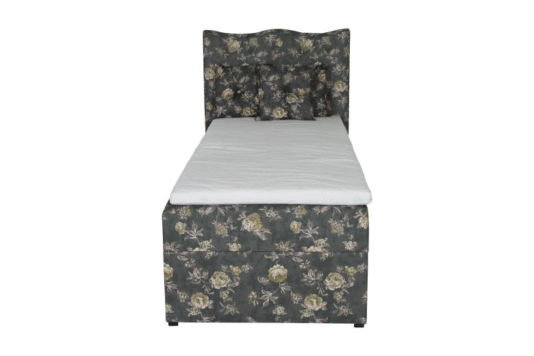 Boxspring bed 90x200 - Diamont (With storage box)