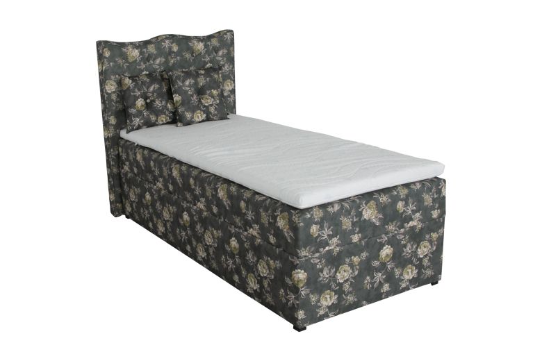 Boxspring bed 90x200 - Diamont (With storage box)