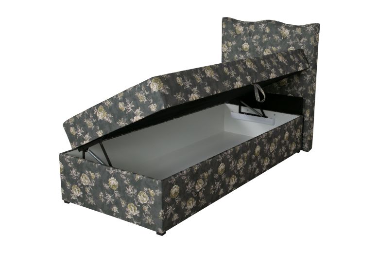 Boxspring bed 90x200 - Diamont (With storage box)