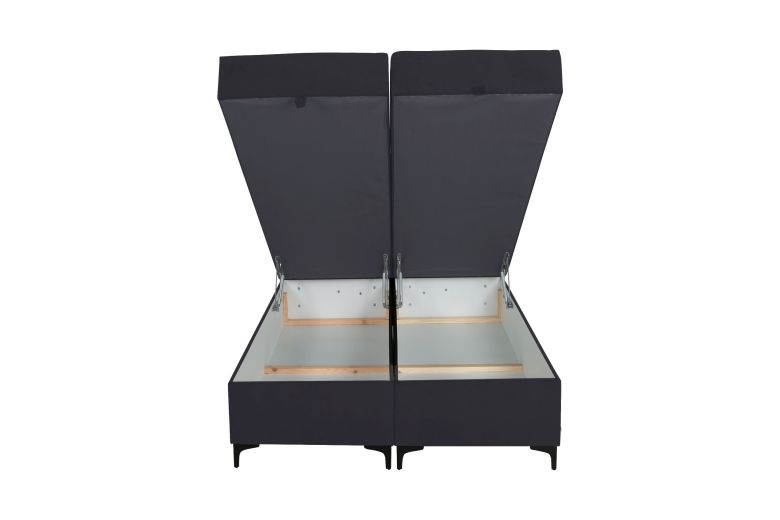 Боkспринг кровать 140x200 - Alba LED (C ящиком для белья)