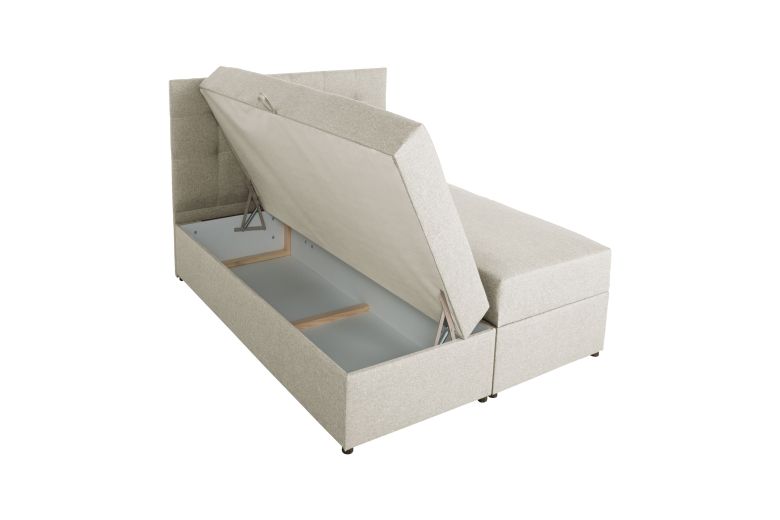 Boxspring bed 160x200 - Amore (With storage box)