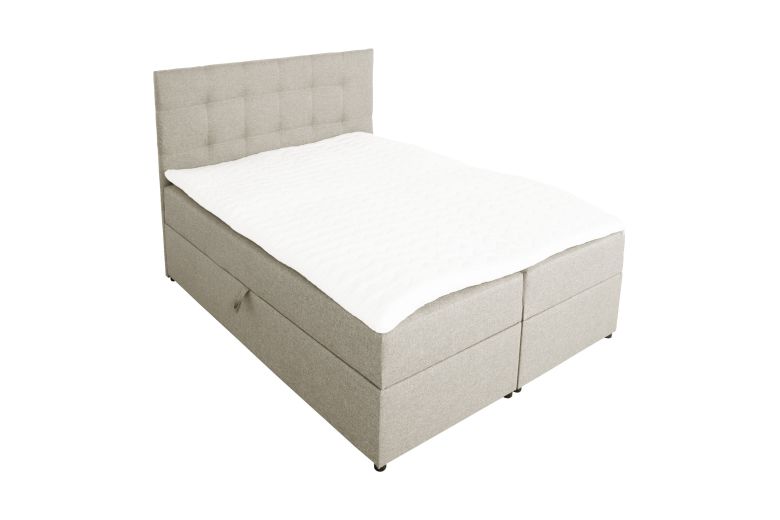 Boxspring bed 160x200 - Amore (With storage box)