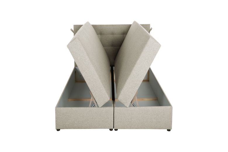 Boxspring bed 160x200 - Amore (With storage box)
