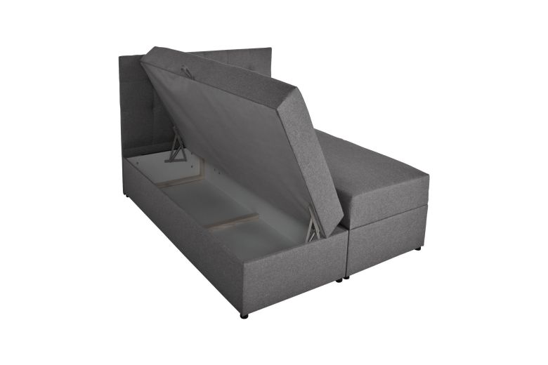 Boxspring bed 140x200 - Amore (With storage box)