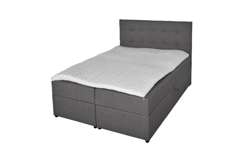 Boxspring bed 140x200 - Amore (With storage box)
