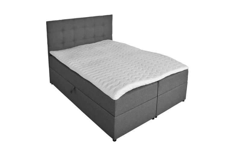 Boxspring bed 140x200 - Amore (With storage box)
