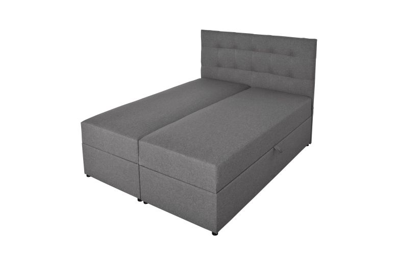 Boxspring bed 140x200 - Amore (With storage box)