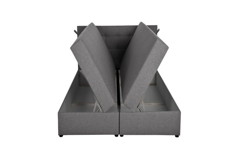 Boxspring bed 140x200 - Amore (With storage box)