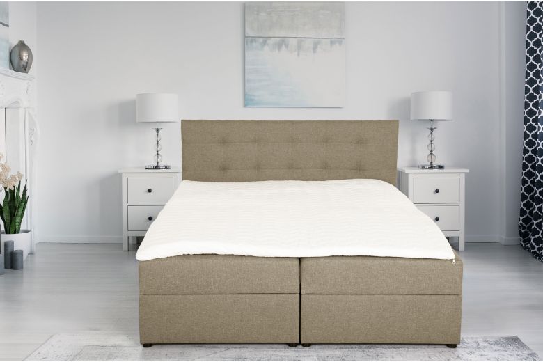 Boxspring bed 180x200 - Amore (With storage box)