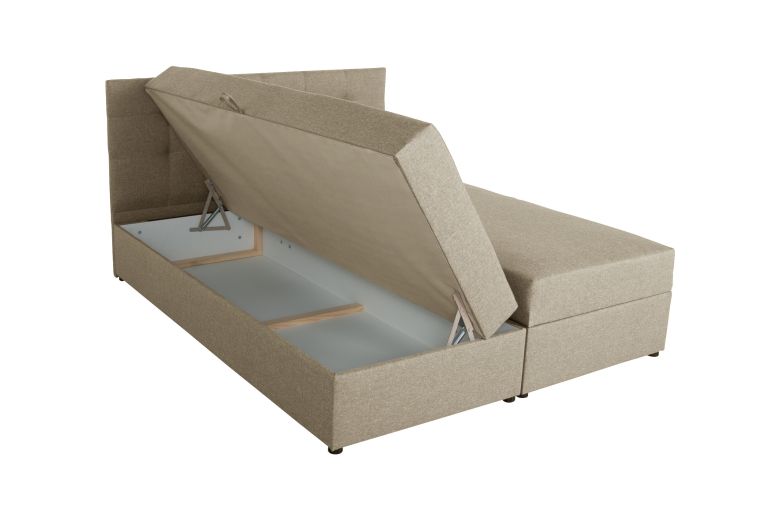 Boxspring bed 180x200 - Amore (With storage box)