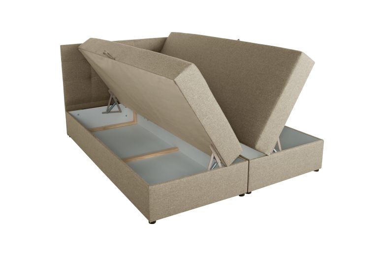 Boxspring bed 180x200 - Amore (With storage box)