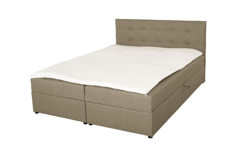 Boxspring bed 180x200 - Amore (With storage box)