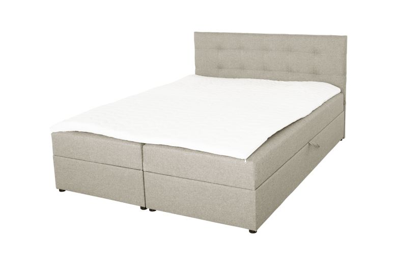 Boxspring bed 180x200 - Amore (Pull-out with storage box)