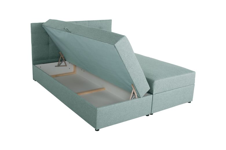 Boxspring bed 180x200 - Amore (With storage box)