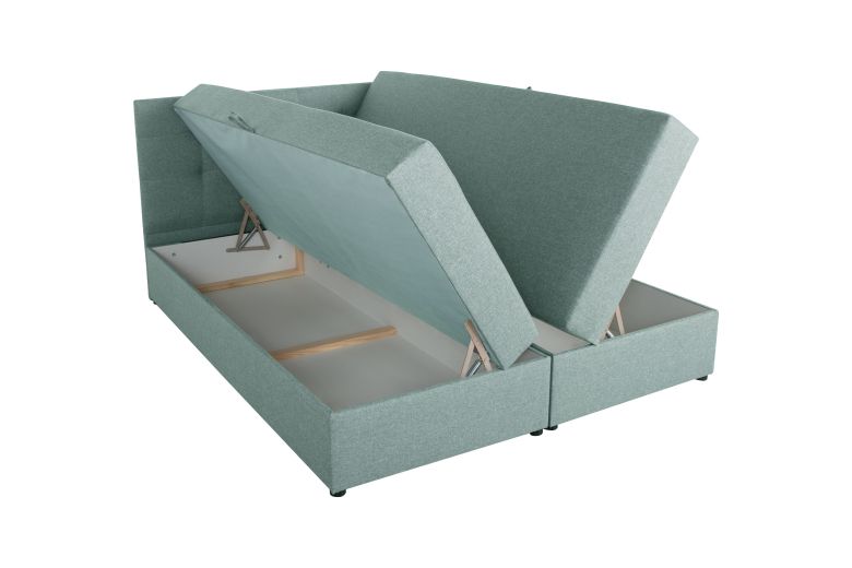 Boxspring bed 180x200 - Amore (With storage box)