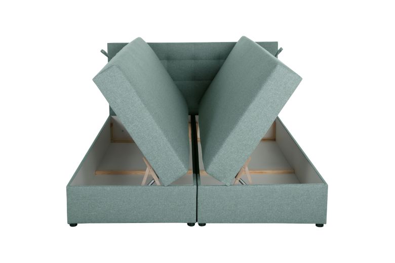 Boxspring bed 180x200 - Amore (With storage box)