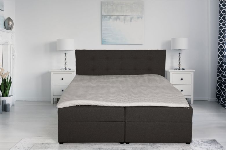 Boxspring bed 180x200 - Amore (With storage box)