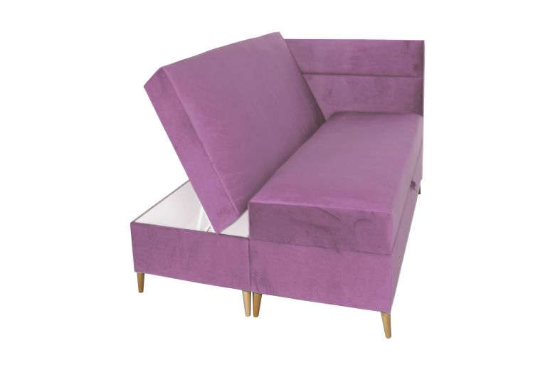 Boxspring bed 160x200 - Santa (With storage box)