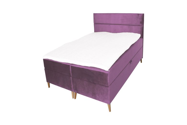 Boxspring bed 160x200 - Santa (With storage box)