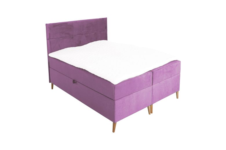 Boxspring bed 160x200 - Santa (With storage box)