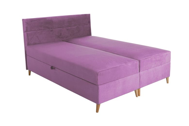 Boxspring bed 160x200 - Santa (With storage box)