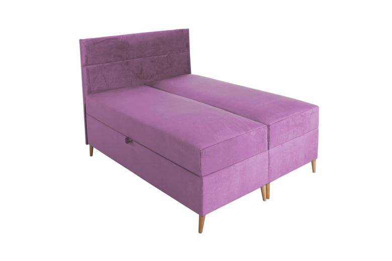 Boxspring bed 160x200 - Santa (With storage box)