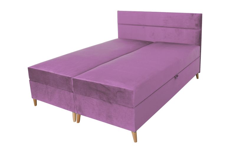 Boxspring bed 160x200 - Santa (With storage box)