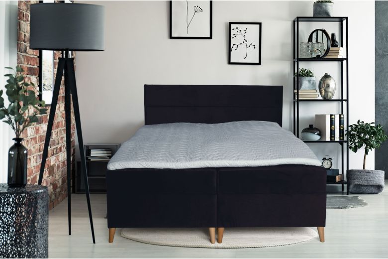 Boxspring bed 180x200 - Santa (With storage box)