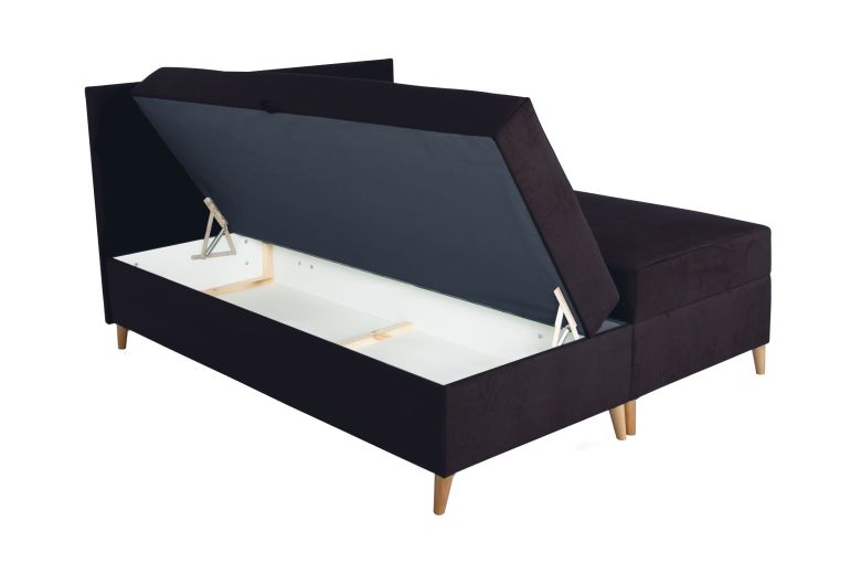 Boxspring bed 180x200 - Santa (With storage box)