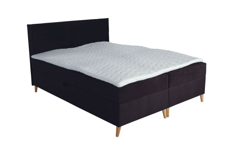 Boxspring bed 180x200 - Santa (With storage box)