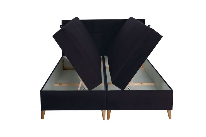 Boxspring bed 180x200 - Santa (With storage box)