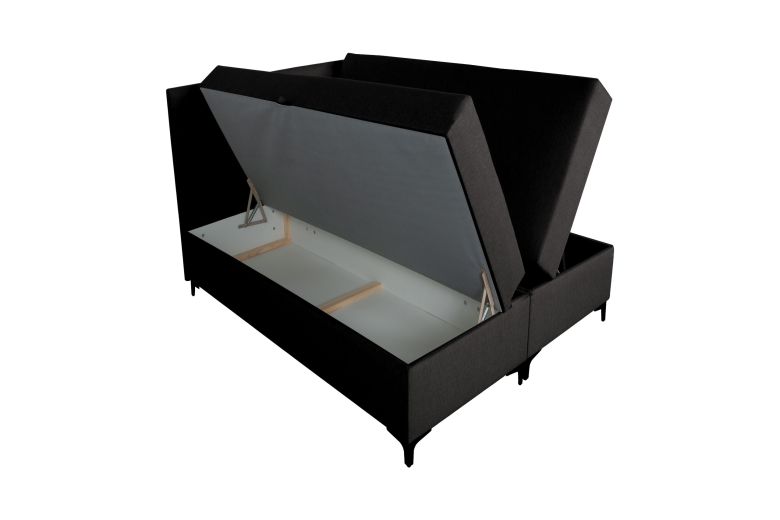 Boxspring bed 160x200 - Sigma (With storage box)
