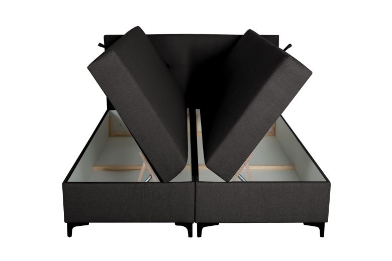 Boxspring bed 160x200 - Sigma (With storage box)