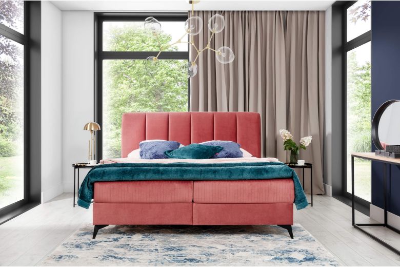 Boxspring bed - Aderito (With storage box)