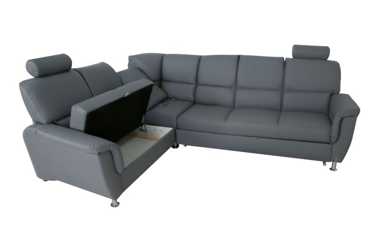 Corner sofa XL - San Diego (Pull-out with storage box)