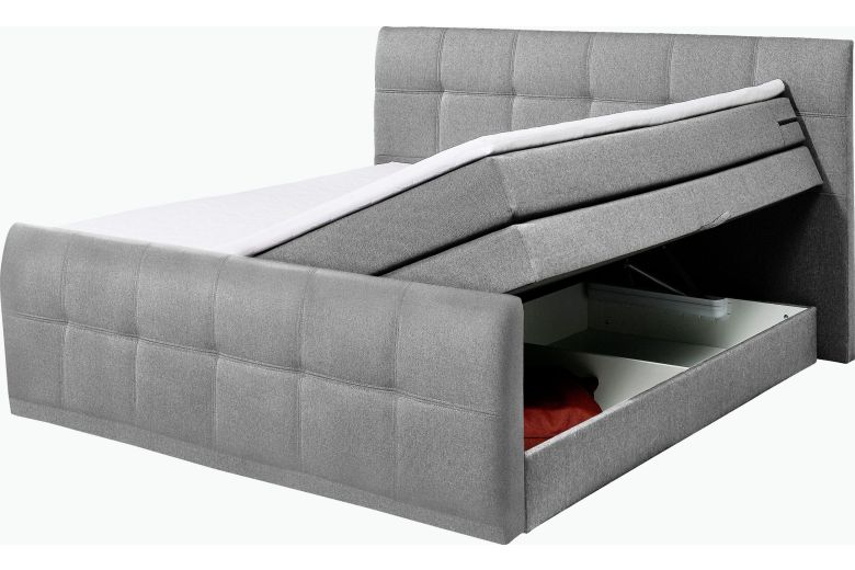 Boxspring bed 180x200 - Sacramento (With storage box)