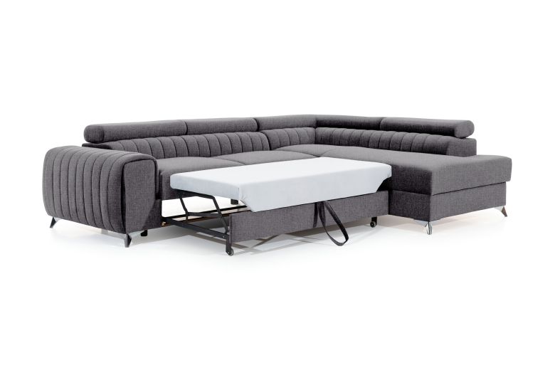 Corner sofa - Lairence (Pull-out with storage box)