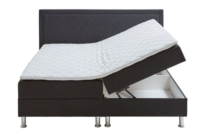 Boxspring bed 180x200 - Inte (With storage box)