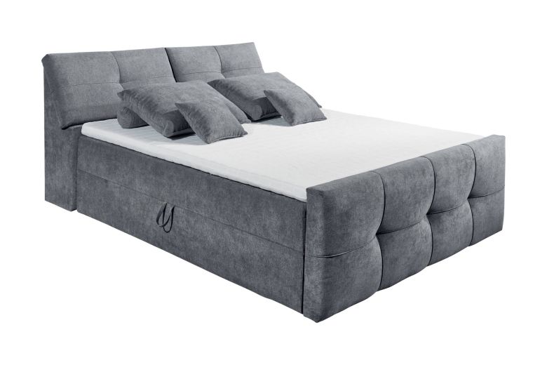 Boxspring bed 180x200 - Saga (With storage box)