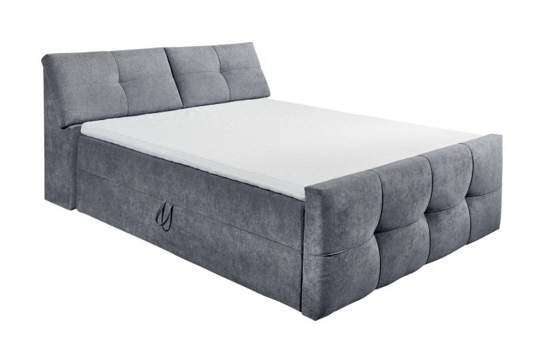 Boxspring bed 180x200 - Saga (With storage box)