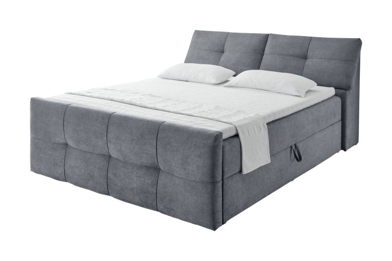 Boxspring bed 180x200 - Saga (With storage box)