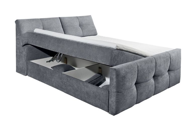Boxspring bed 180x200 - Saga (With storage box)