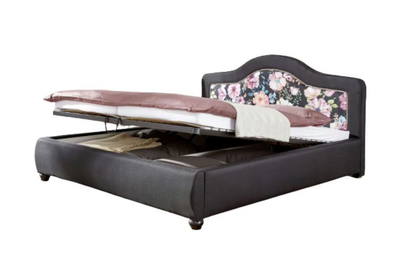 Upholstered bed 180x200 - Victoria (With storage box)
